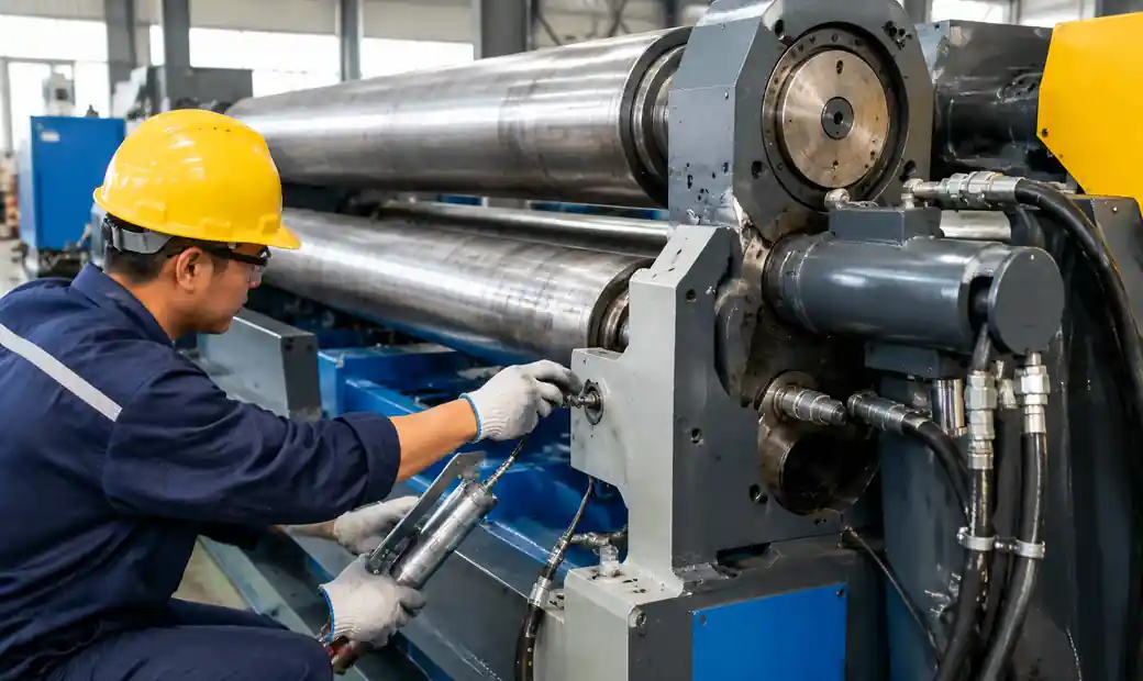 7-plate-bending-machine-maintenance-rollers
