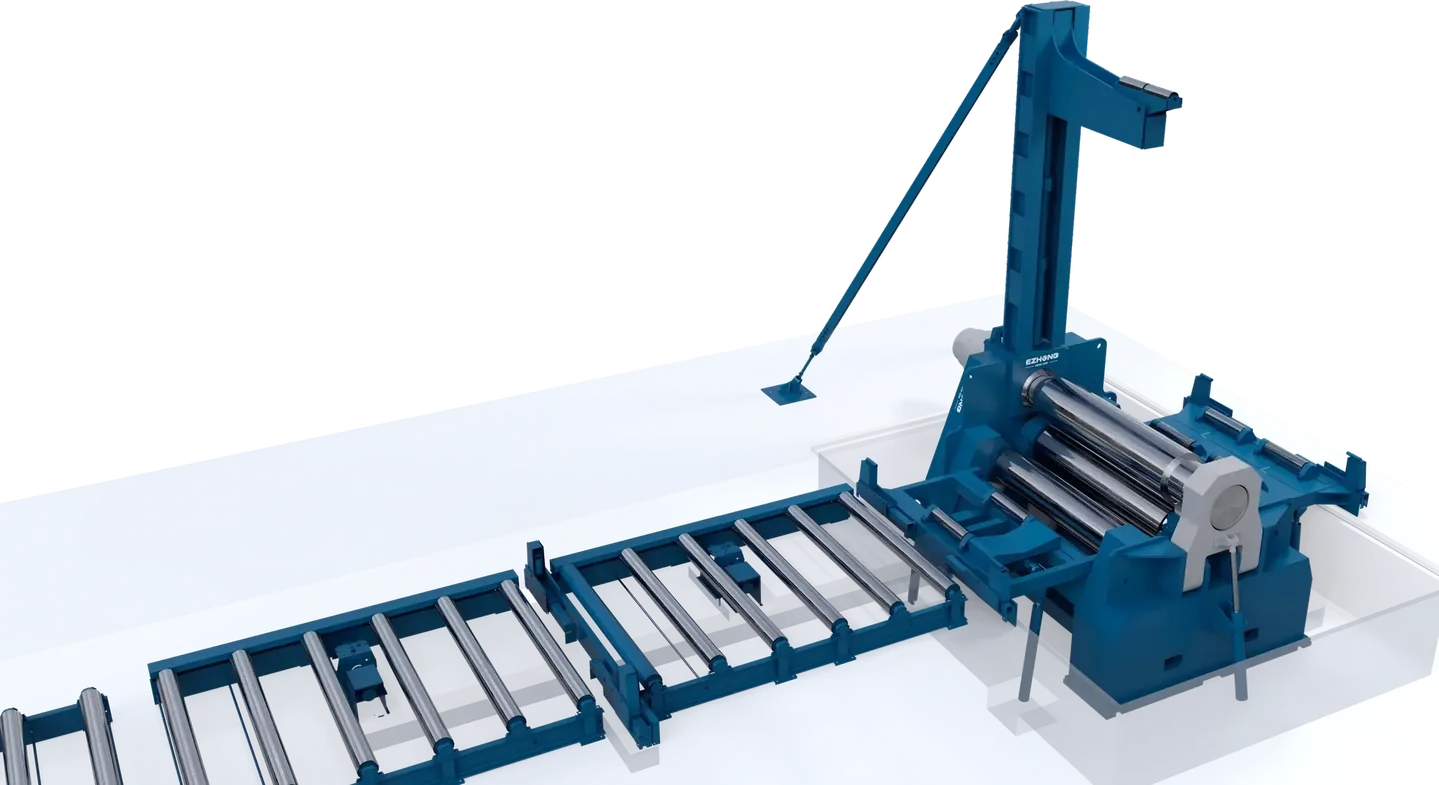 Automotive & precision sheet metal 4-roll bending