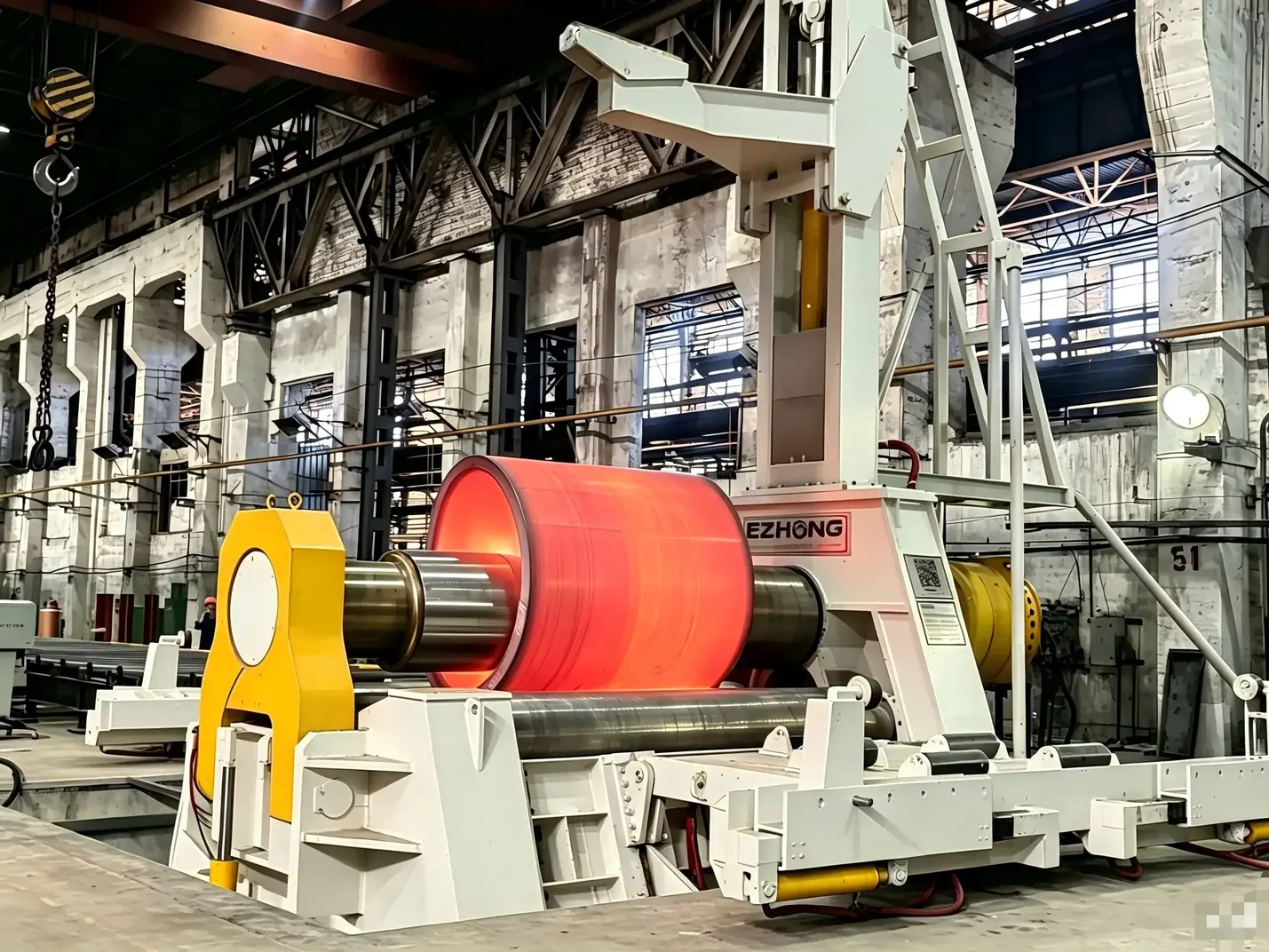 Automatic Thin Plate 4-Roll Bending Machine