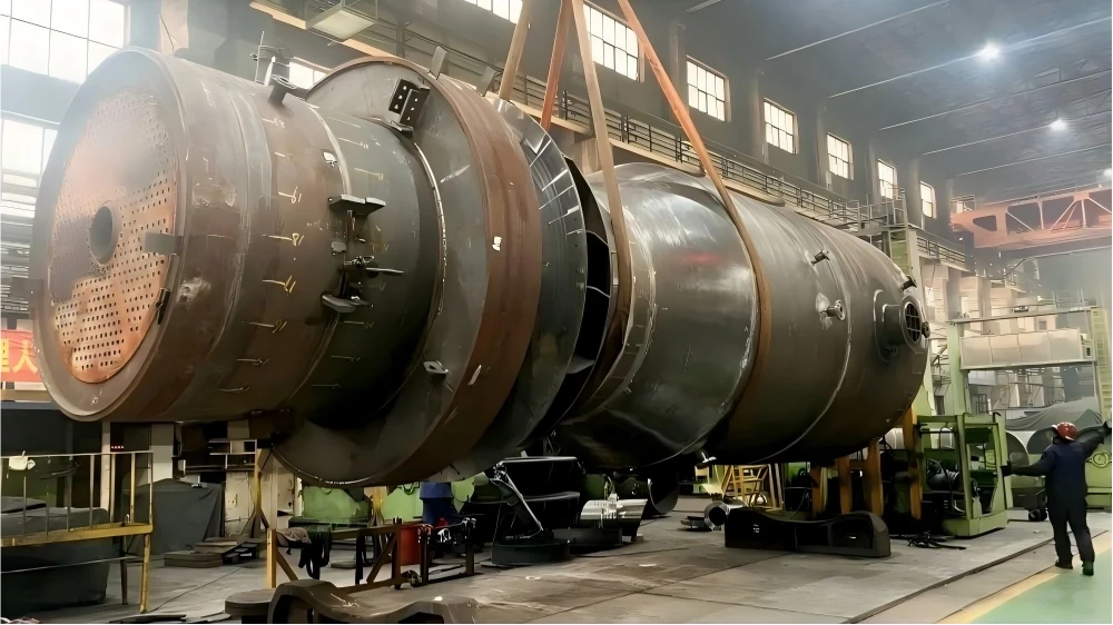 Boiler drum and thermal equipment plate forming