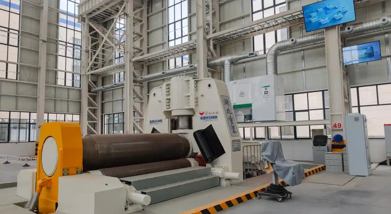 Heavy-Duty 3-Roll Plate Rolling Machine