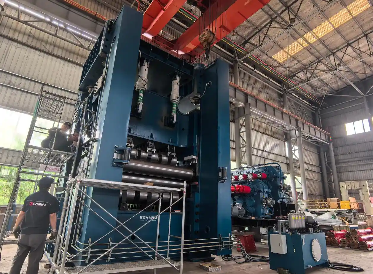 Heavy Plate Leveling Machine
