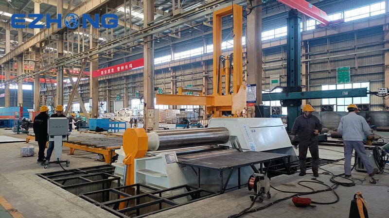 CNC 4-Roll Plate Rolling Machine