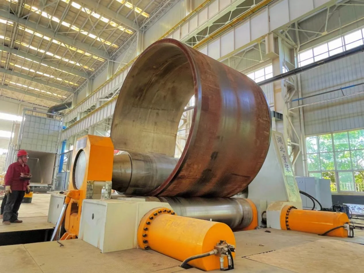 Heavy-Duty 3-Roll Plate Rolling Machine
