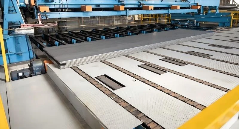 Plate leveling for cement machinery plate preparation
