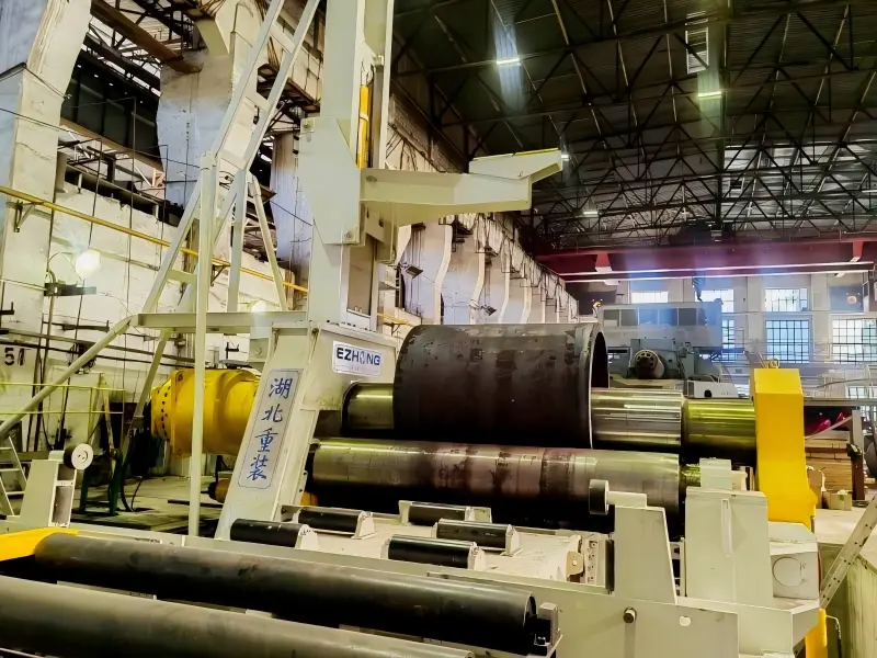 CNC Hydraulic 4-Roll Plate Rolling Machine