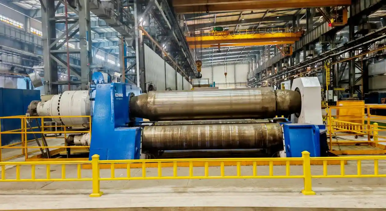 CNC Hydraulic 4-Roll Plate Rolling Machine