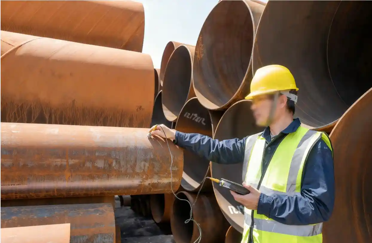 Precision cylindrical forming of pipeline steel