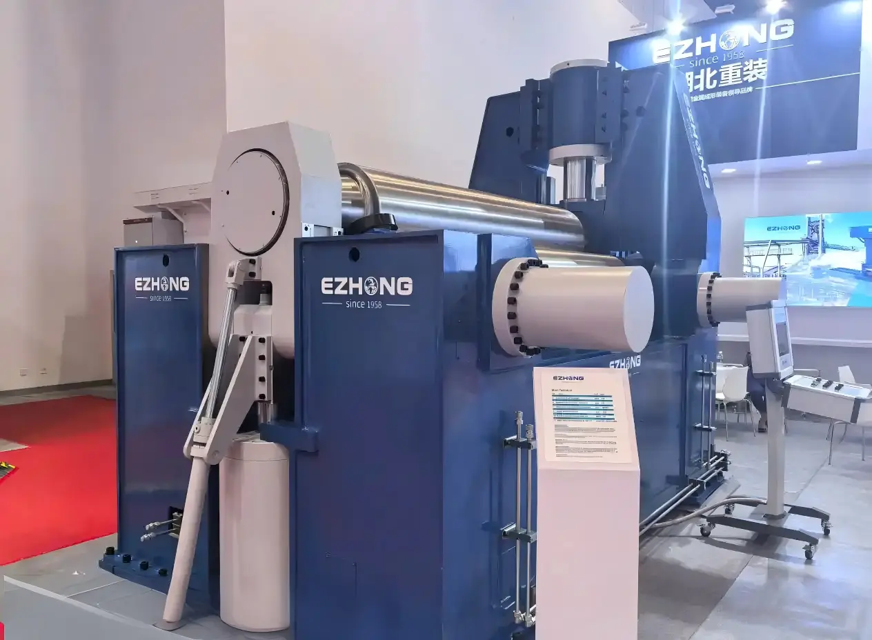 Heavy-Duty 3-Roll Plate Rolling Machine