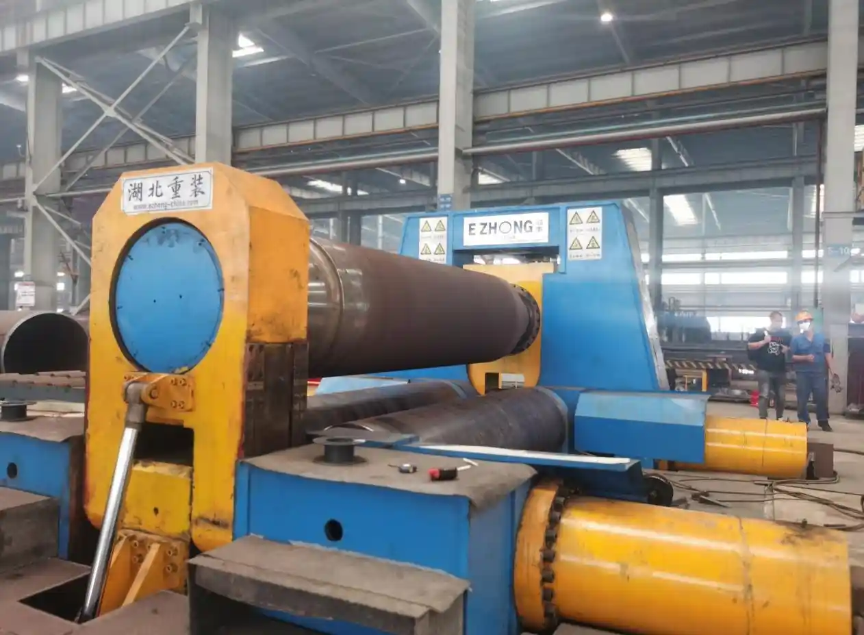 Heavy-Duty 3-Roll Plate Rolling Machine